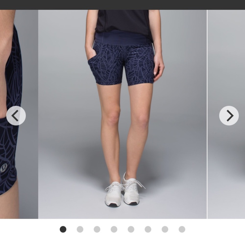 Lululemon Dart & Dash Short *Block-It Pocket sz 4